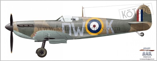 Kotare K32001 Spitfire Mk.Ia Mid. 1/32