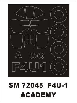 Montex SM72045 F4U-1 ACADEMY