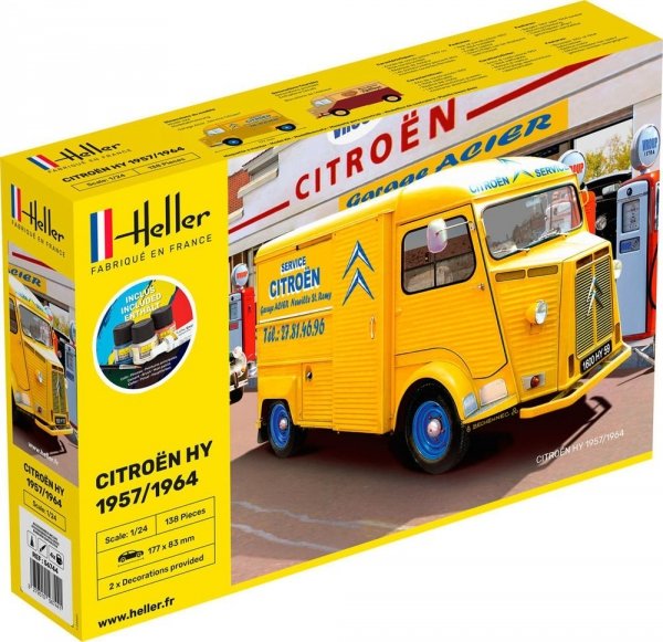 Heller 56744 Starter Set - Citroen Type H 2 decorations 1/24