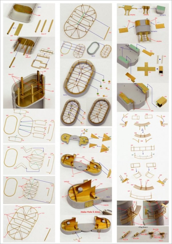 Pontos 23007F1 HMS RODNEY 1942 Detail Up Set 1/200