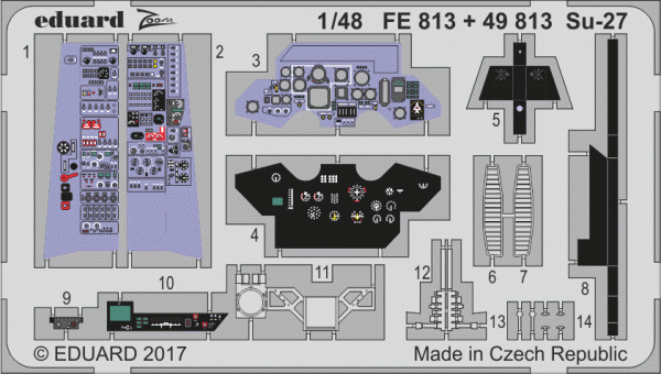 Eduard FE813 Su-27 HOBBY BOSS 1/48