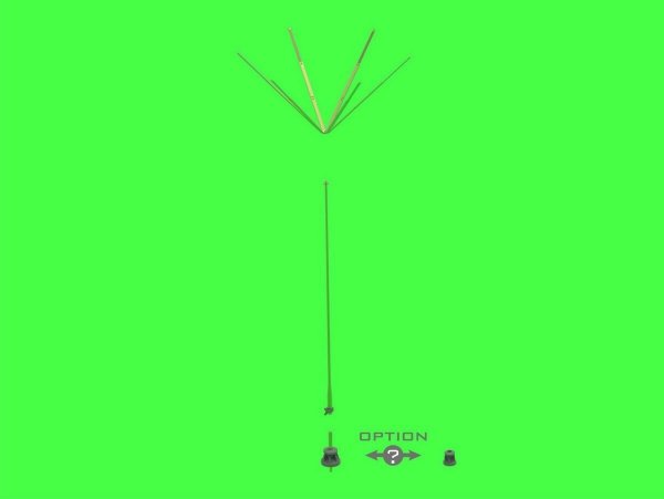 Master GM-35-045 German WWII 1,8m star antenna (for command tanks) (1pc) 1/35