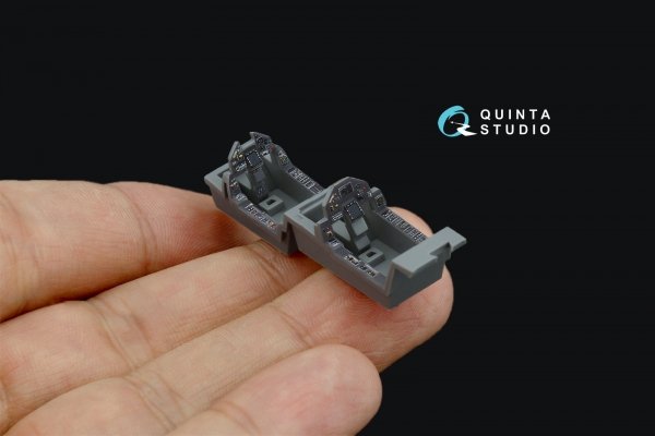 Quinta Studio QD72137 Mirage 2000N 3D-Printed coloured Interior on decal paper (Dream Model) 1/72