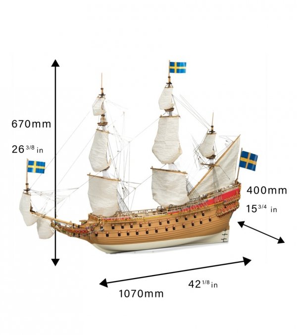 ARTESANIA LATINA 22902 Vasa - szwedzki galeon okręt wojenny 1/65