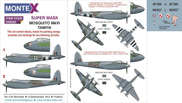 Montex K48322 MOSQUITO VI 1/48