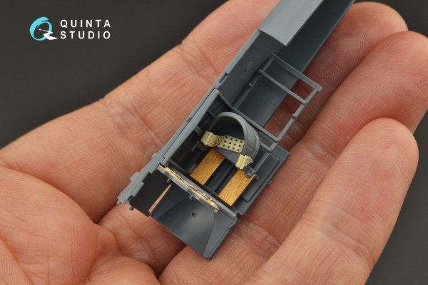 Quinta Studio QD48276 Sopwith Camel F.1 3D-Printed &amp; coloured Interior on decal paper (Eduard) 1/48