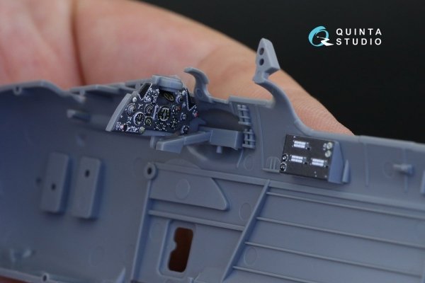 Quinta Studio QD48255 Swordfish Mk.I 3D-Printed &amp; coloured Interior on decal paper ( Tamiya ) 1/48
