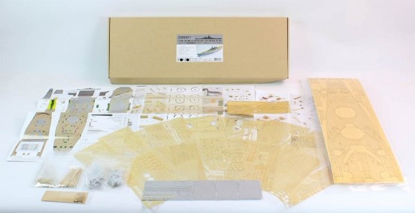 Pontos 23002F1 USS BB-63 Missouri 1945 Detail Up Set (Teak tone stained wooden deck) (1:200)