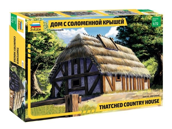 Zvezda 8532 - Thatched Country House 1/72