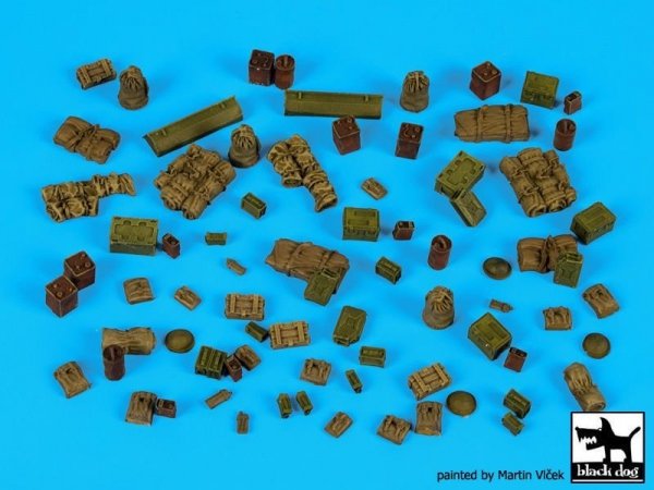 Black Dog T72091 British WW II equipment accessories set 1/72