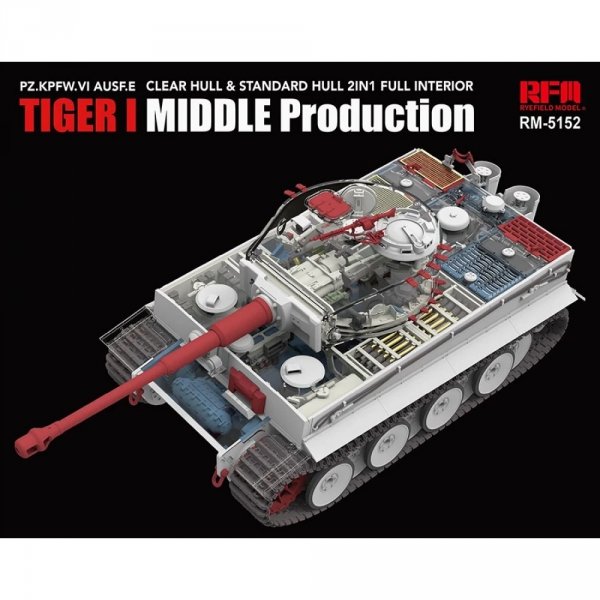 Rye Field Model 5152 Tiger I Mid-Production 1/35