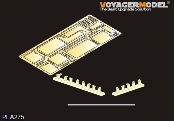 Voyager Model PEA275 Modren US Army M1A1&amp;M1A2 side skirts (For TAMIYA 35269) 1/35