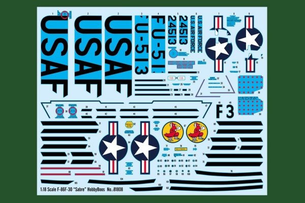 Hobby Boss 81808 F-86F-30 Sabre 1/18