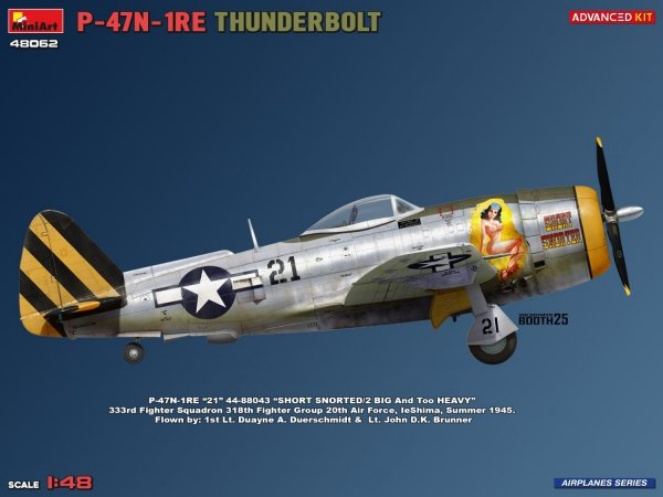 MiniArt 48062 P-47N-1RE Thunderbolt. Advanced Kit 1/48