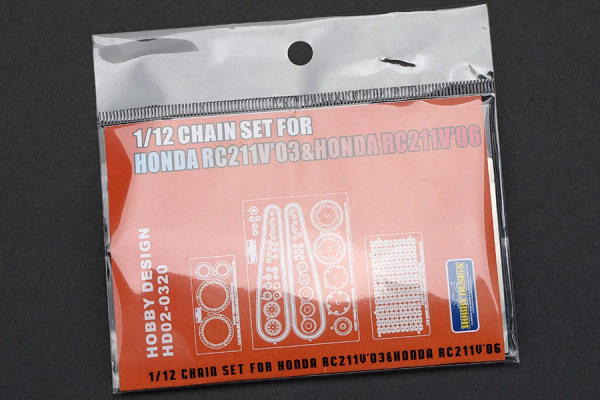 Hobby Design HD02-0320 Chainset Honda Rc211V 2003 2006 Tamiya 1/12