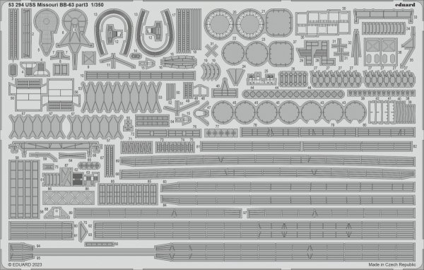 Eduard BIG5368 USS Missouri BB-63 Hobby Boss 1/350