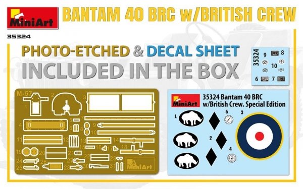 MiniArt 35324 BANTAM 40 BRC w/BRITISH CREW. SPECIAL EDITION 1/35