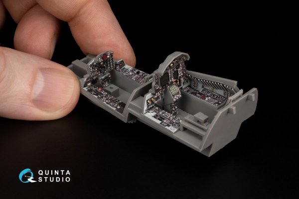 Quinta Studio QD48342 F-4G late 3D-Printed &amp; coloured Interior on decal paper (Meng) 1/48