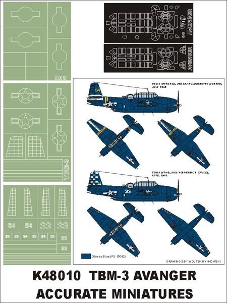 Montex K48010 TBM-3 Avenger  1/48