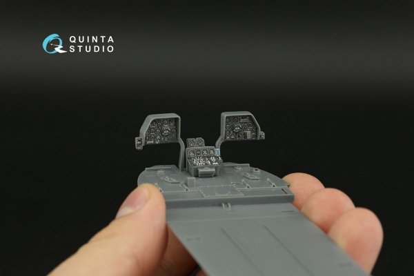 Quinta Studio QDS-48381 Mi-17 3D-Printed &amp; coloured Interior on decal paper (AMK) (Small version) 1/48