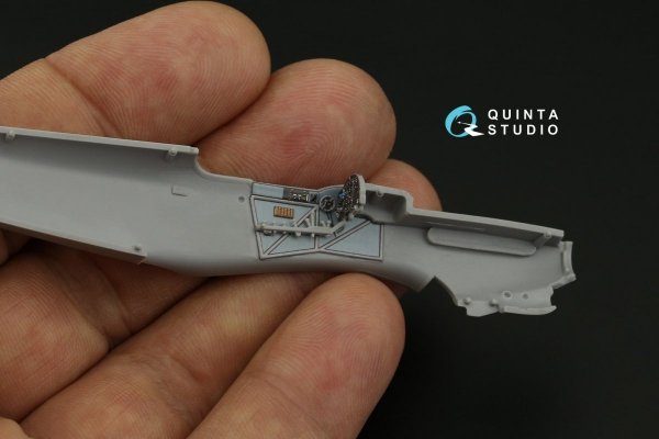 Quinta Studio QD72084 Yak-1B 3D-Printed &amp; coloured Interior on decal paper (Arma Hobby) 1/72