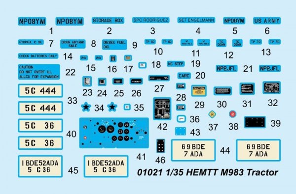 Trumpeter 01021 HEMTT M983 Tracto