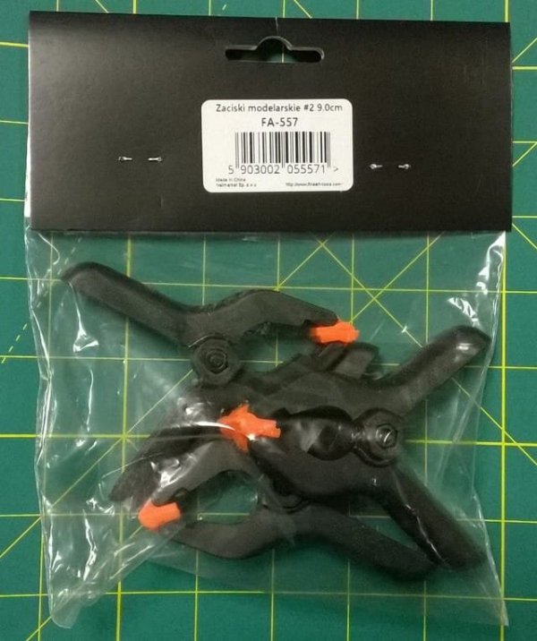 Fine-Art FA-557 Zaciski modelarskie 9,0cm 3szt