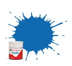 Humbrol AB0052 52 Baltic Blue Metallic Acrylic Paint 14ml