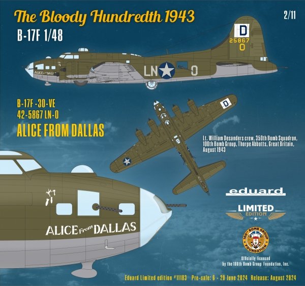 Eduard 11183 The BLOODY HUNDREDTH 1943 1/48