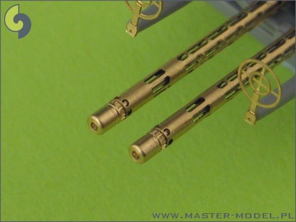 Master AM-32-026 German aircraft machine gun MG 81and MG 81Z - turned barrels and etched sights (2pcs) (1:32)