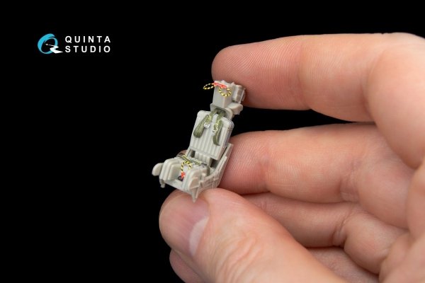 Quinta Studio QD48048 F-14A 3D-Printed &amp; coloured Interior on decal paper (for Tamiya kit) 1/48