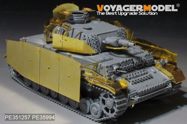 Voyager Model PE351257 WWII German Pz.Kpfw.IV Ausf.F1 LateProduction Basic For DRAGON 6957 1/35