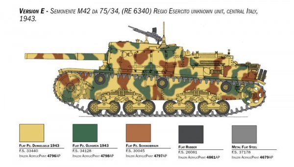 Italeri 6584 Semovente M42 da 75/34 1/35