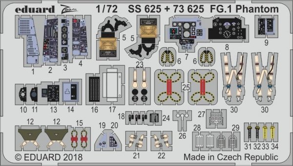 Eduard 73625 FG.1 Phantom AIRFIX 1/72