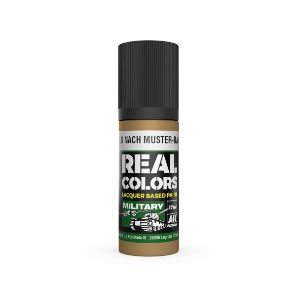 AK Interactive RC858 Dunkelgelb Nach Muster-Dark Yellow acc. to Sample 17 ml
