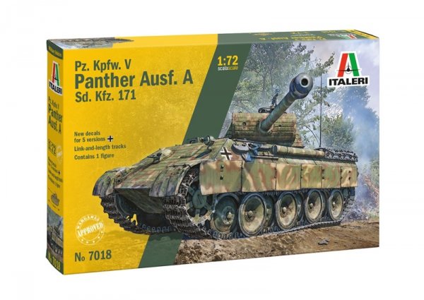 Italeri 7018 Sd.Kfz. 171 Pz.Kpfw. V Panther Ausf. A 1/72