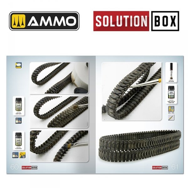 Ammo of Mig 6528 SOLUTION BOOK 22 - How to Paint WWII USA ETO Vehicles (Multilingual Book)