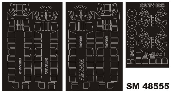 Montex SM48555 AVRO ANSON for AIRFIX 1/48