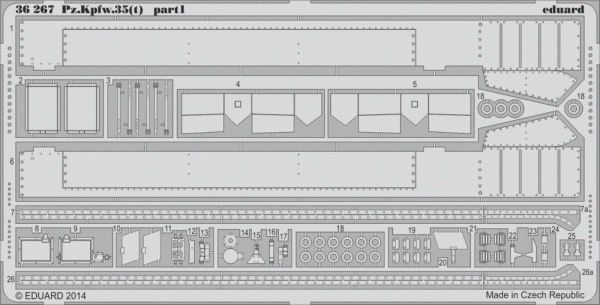 Eduard 36267 Pz. Kpfw.35(t) 1/35 Academy (1:35)