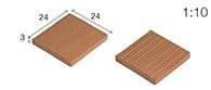 Aedes Ars 02102 Red Roof Tile (25 pcs) 1/10