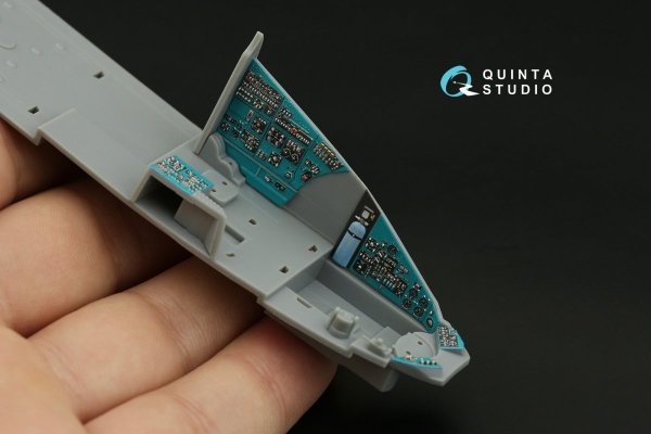 Quinta Studio QDS-48356 Mi-24D 3D-Printed &amp; coloured Interior on decal paper (Trumpeter) (Small version) 1/48
