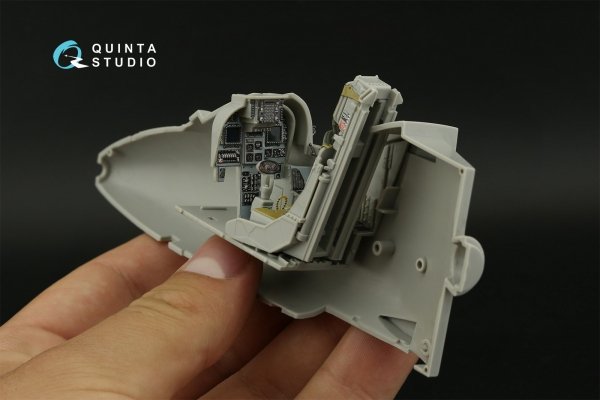 Quinta Studio QD32194 AV-8B Harrier II late 3D-Printed &amp; coloured Interior on decal paper (Trumpeter) 1/32