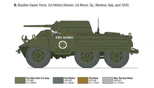Italeri 6364 M8 Greyhound 1/35