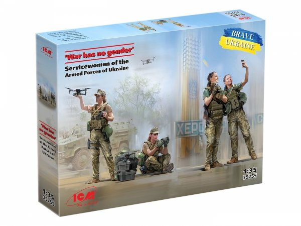 ICM 35755 “War has no gender” Servicewomen of the Armed Forces of Ukraine 1/35
