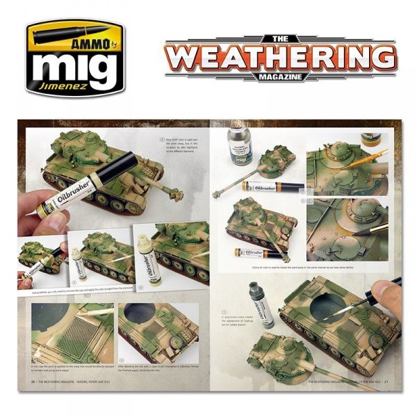 AMMO of Mig Jimenez 4516-ENG TWM ISSUE 17 WASHES, FILTERS AND OILS (ENGLISH)
