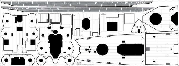 Pontos 37017F1 USS CA-35 Indianapolis 1945 Detail Up Set ADVANCED (1:350)