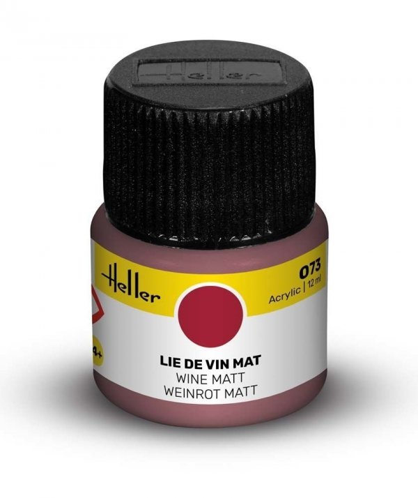 Heller 9073 073 Wine - Matt 12ml