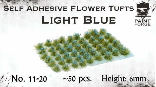 Paint Forge PFFL2611 Light Blue Flowers 6mm