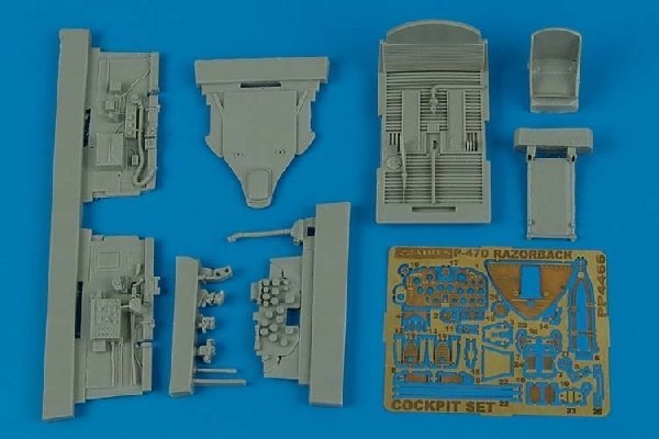 Aires 4465 P-47D Razorback cockpit set 1/48 TAMIYA