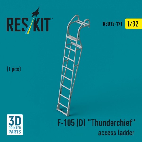 RESKIT RSU32-0171 F-105D &quot;Thunderchief&quot; access ladder (1 pcs) (3D Printed) 1/32